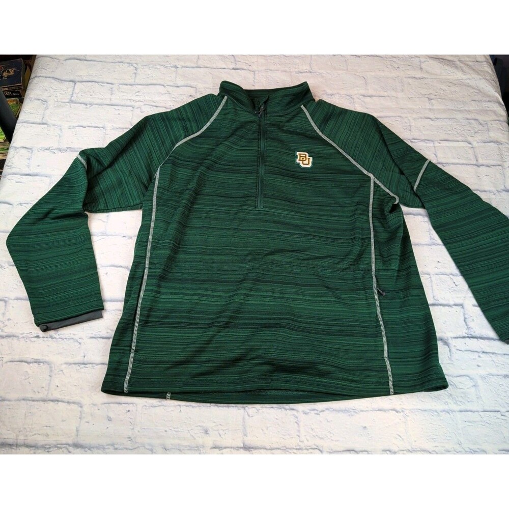 Holloway Baylor University 1/4 Zip Athletic Fleece Lined Jacket Men's XL